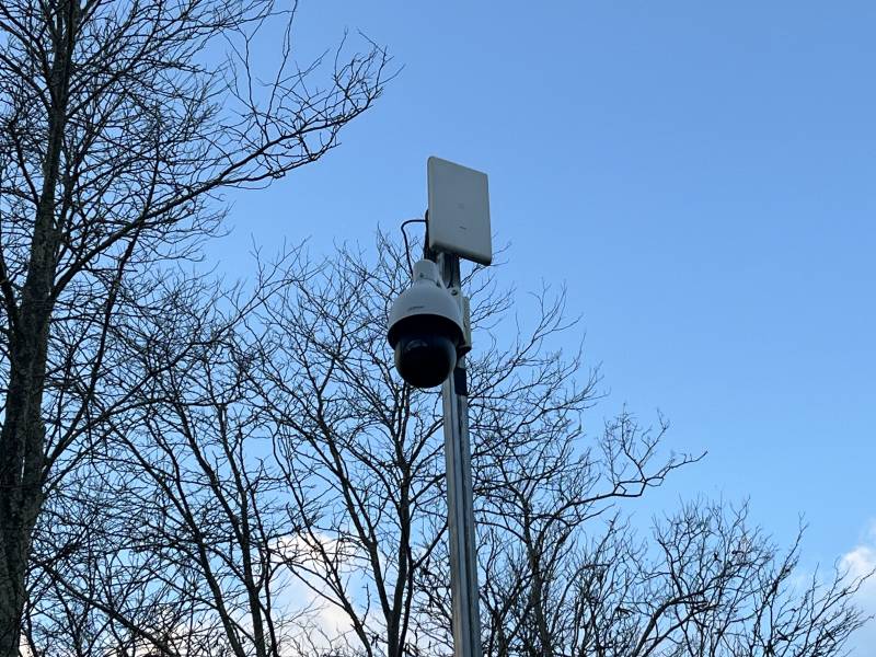 Installation d'un système de vidéosurveillance et Wifi dans le camping l'Ardèchois dans l'Ardèche.