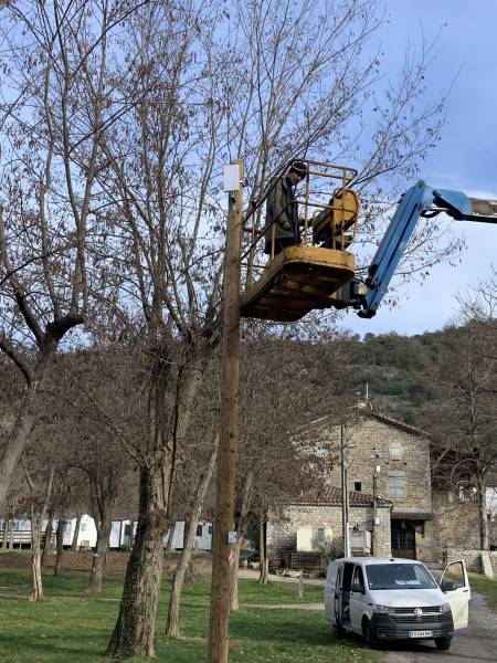 Installation wifi dans un camping à Aubenas en Ardèche