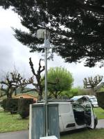 Notre zone d'activité :  Configuration de sonorisation extérieure sans fil pour campings